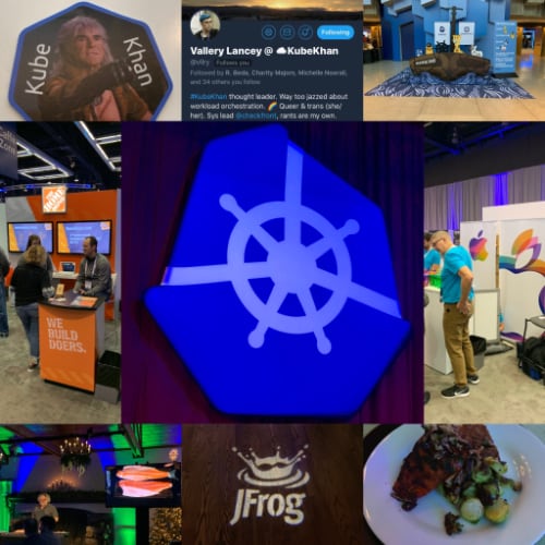 Various pictures taken by Chris Short during KubeCon + CloudNativeCon NA 2018